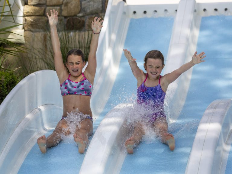 toboggan camping piscine