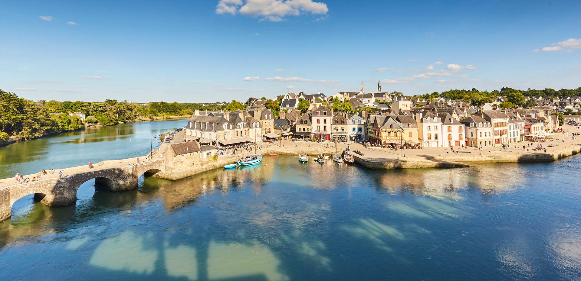 Village d'Auray en Bretagne